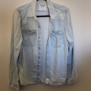 Abercrombie and Fitch button up shirt denim